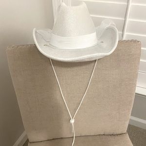 Bride Cowboy Hat with Veil